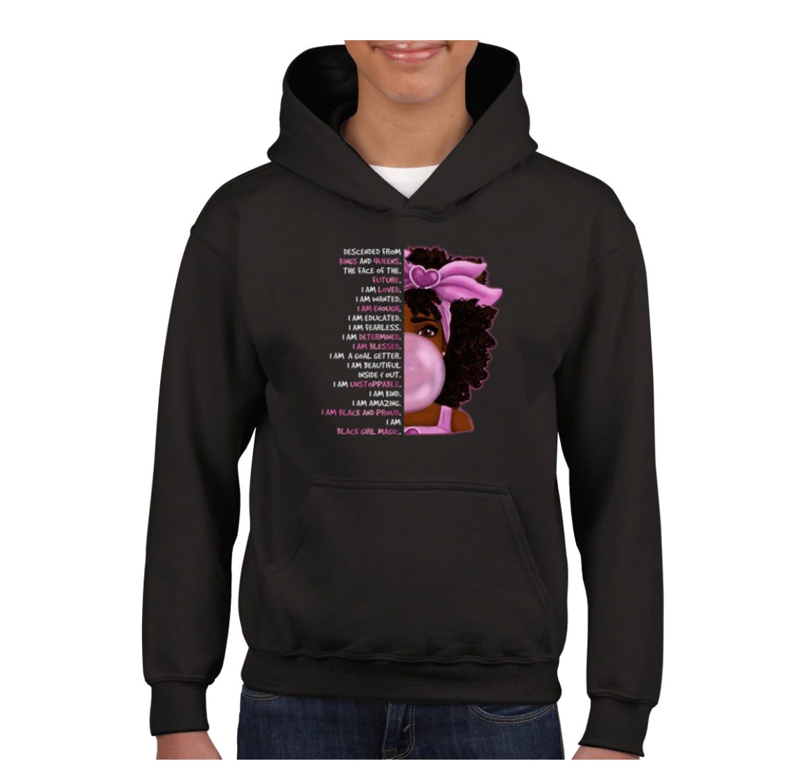 I Am Unstoppable Youth Hoodie