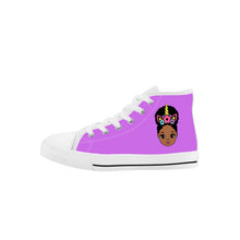Load image into Gallery viewer, High Top Canvas Shoes - BLACK GIRL MAGIC
