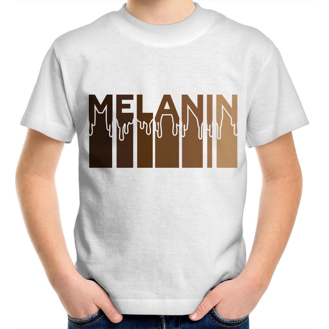 Melanin Drip Kids/Youth Crew T-Shirt