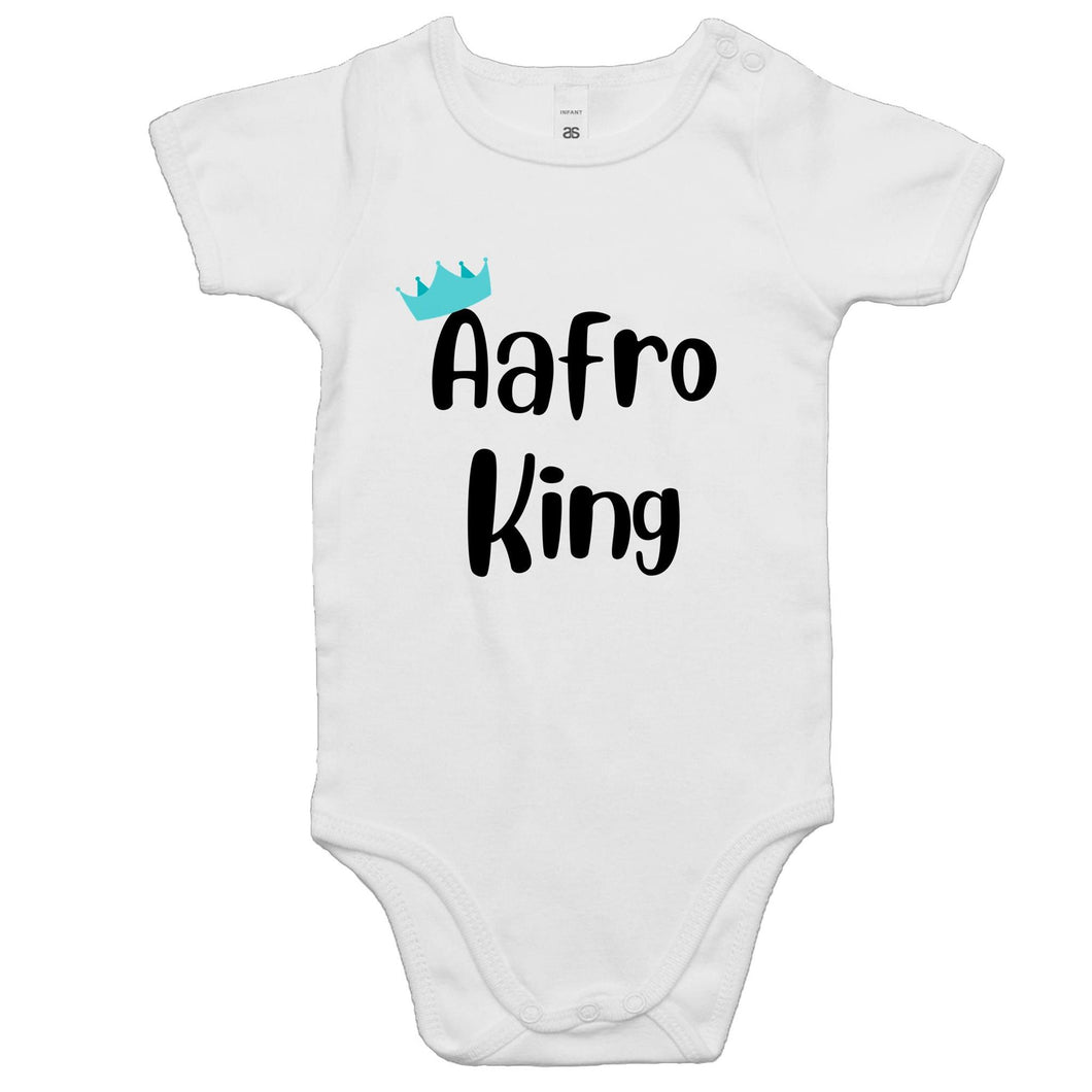 Aafro King Crown Baby Onesie Romper
