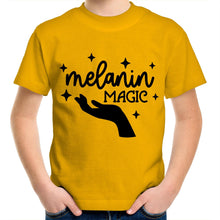 Load image into Gallery viewer, Melanin Magic Kids/Youth Crew T-Shirt - COLOUR
