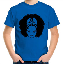Load image into Gallery viewer, Aafro Girl Kids/Youth Crew T-Shirt - COLOUR
