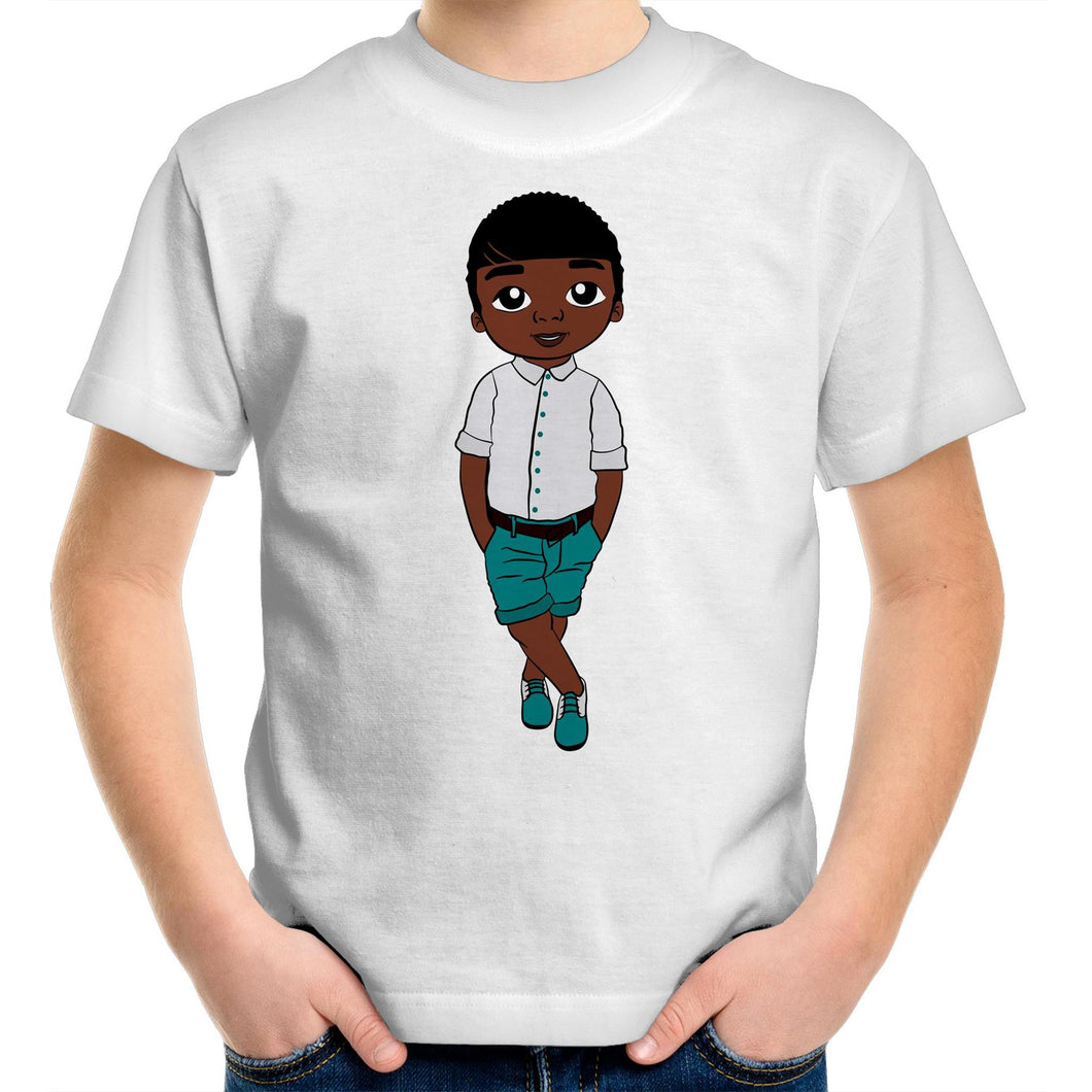 Smart Aafro Kid Kids/Youth Crew T-Shirt