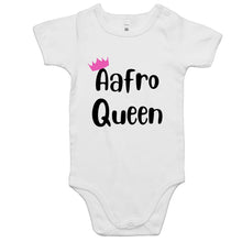 Load image into Gallery viewer, Aafro Queen Crown Baby Onesie Romper
