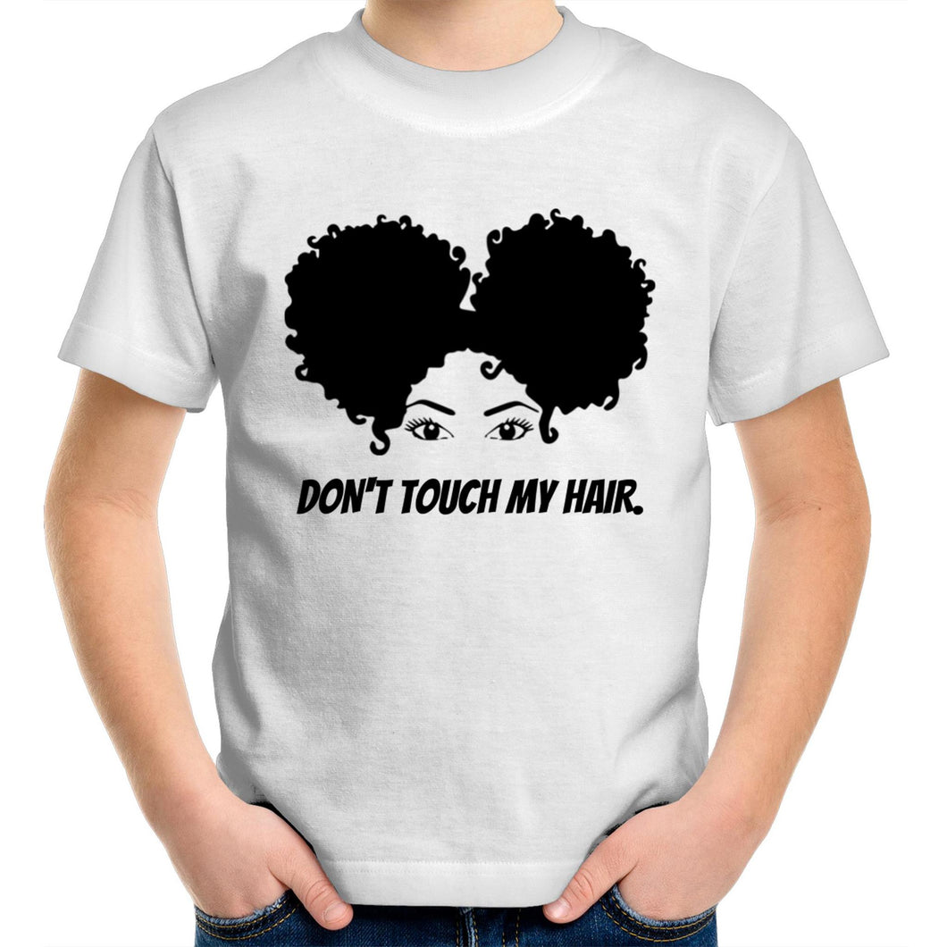 Don't Touch My Hair Kids/Youth Crew T-Shirt