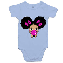 Load image into Gallery viewer, Melanin Poppin Bright Baby Onesie Romper
