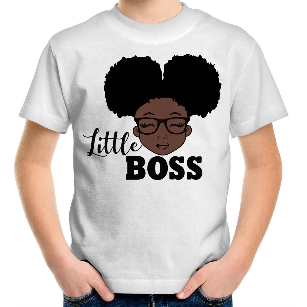 Little Boss Kids/Youth Crew T-Shirt