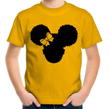Load image into Gallery viewer, Aafro Puff Kids/Youth Crew T-Shirt - COLOUR
