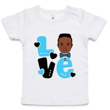 Load image into Gallery viewer, Aafro Boy Love Infant Tee
