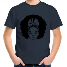 Load image into Gallery viewer, Aafro Girl Kids/Youth Crew T-Shirt - COLOUR
