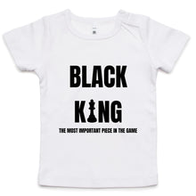 Load image into Gallery viewer, Black King Chess Infant Tee
