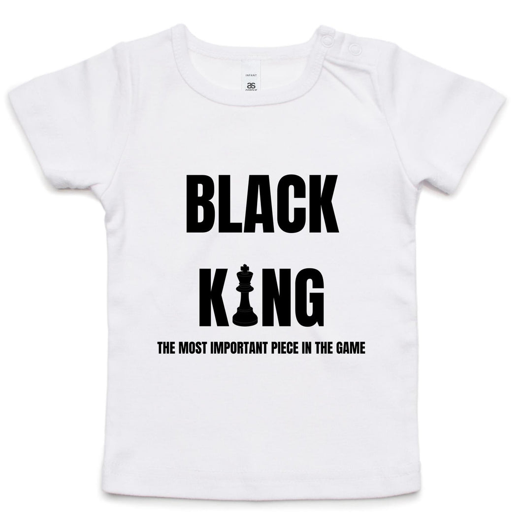 Black King Chess Infant Tee