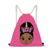 Load image into Gallery viewer, Aafro Unicorn Drawstring Bag
