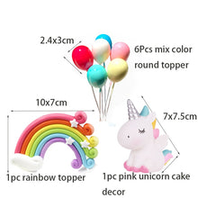 Load image into Gallery viewer, WEIGAO Unicorn Decoration Birthday Party Decor Kids Unicorn Disposable Tableware set Baby Shower Girl Birthday Party Supplies
