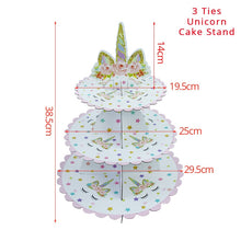 Load image into Gallery viewer, WEIGAO Unicorn Decoration Birthday Party Decor Kids Unicorn Disposable Tableware set Baby Shower Girl Birthday Party Supplies
