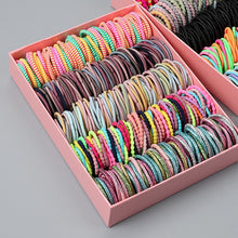 Load image into Gallery viewer, New 100pcs/lot Hair bands Girl Candy Color Elastic Rubber Band Hair band Child Baby Headband Scrunchie Hair Accessories for hair
