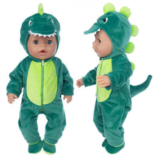 Load image into Gallery viewer, Suit+Shoes Dolls Outfit For 17 inch 43cm Baby Doll Cute Jumpers Rompers Doll Clothes
