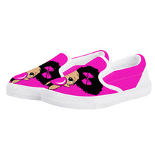 Load image into Gallery viewer, Melanin Popping Bright Kids Slip-on shoe
