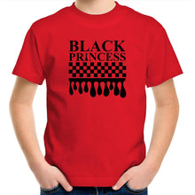 Load image into Gallery viewer, Black Princess Kids/Youth Crew T-Shirt - COLOUR
