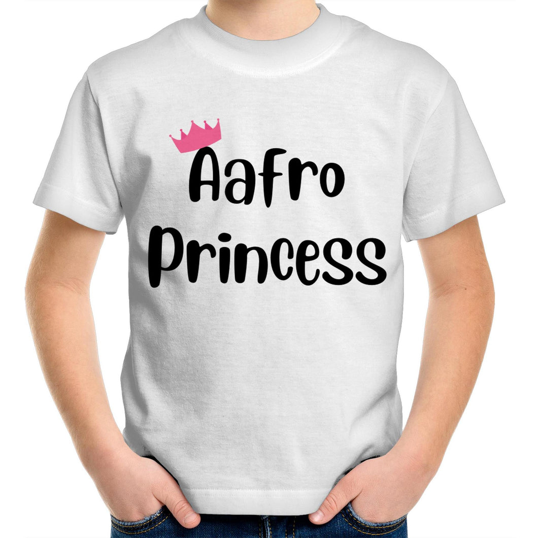 Aafro Princess Kids/Youth Crew T-Shirt
