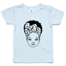 Load image into Gallery viewer, Aafro Girl Bow Infant Tee
