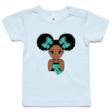 Load image into Gallery viewer, Aafro Puff Teal Infant Tee
