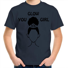 Load image into Gallery viewer, You Glow Girl Kids/Youth Crew T-Shirt - COLOUR
