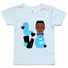Load image into Gallery viewer, Aafro Boy Love Infant Tee

