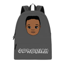 Load image into Gallery viewer, CUSTOM Backpack - Jeremiah GREY- CONTACT US BEFOR ORDERING FOR PERSONALISED DETAILS
