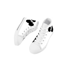 Load image into Gallery viewer, Aafro Puff silhouette Kids High Top Canvas Shoes
