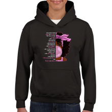 Load image into Gallery viewer, Kids Pullover Hoodie - I AM BGM/BLK
