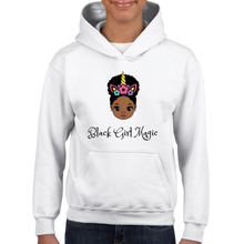 Load image into Gallery viewer, Kids Pullover Hoodie - Aafro Unicorn BGM
