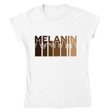 Load image into Gallery viewer, Womens Crewneck T-shirt - Melanin Drip
